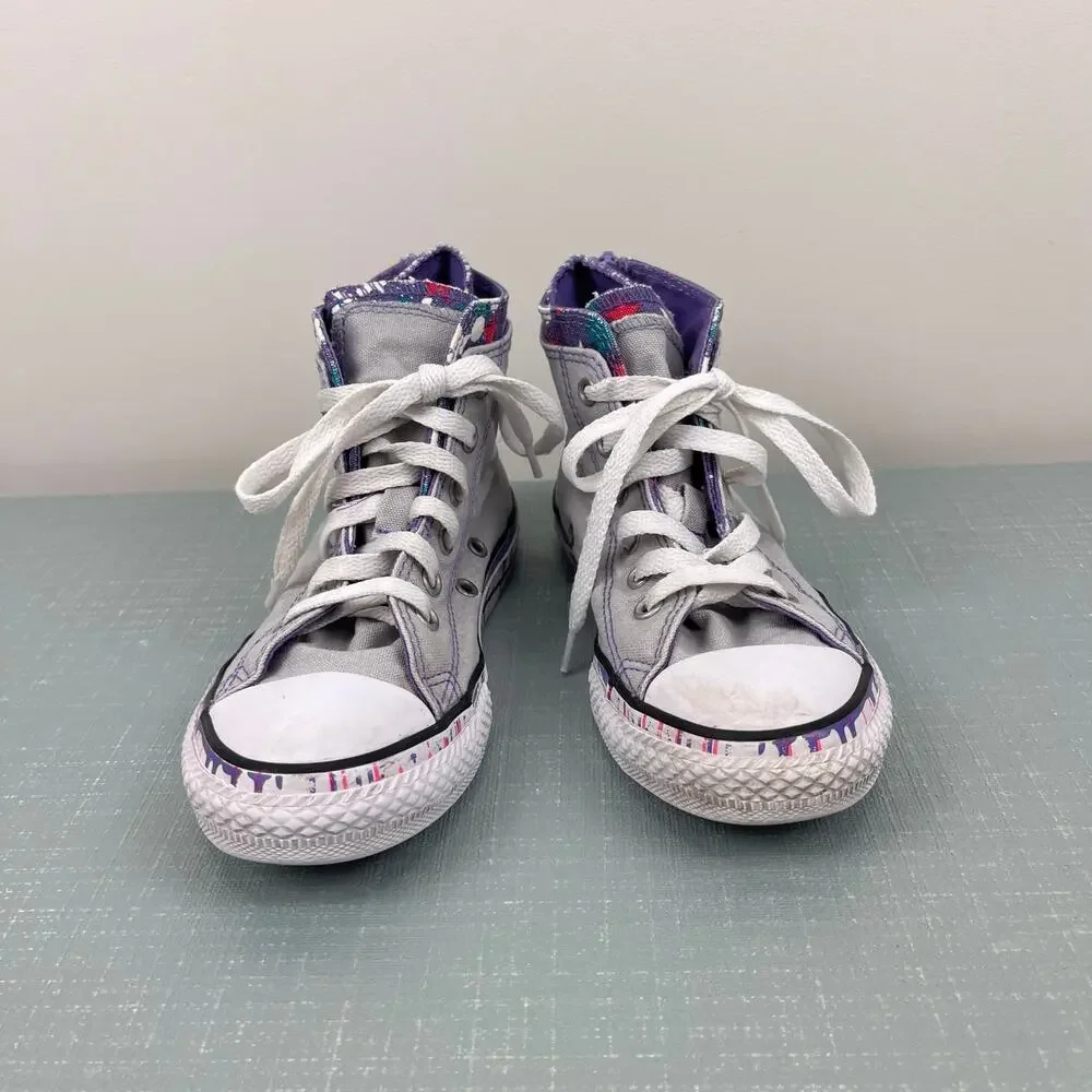 Converse Chuck Taylor All Star High Top Sneakers Lucky Stone Gray 1